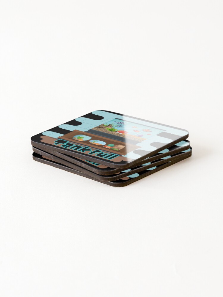 Thumbnail 4 of 5, Coasters (Set of 4), Tankfull designed and sold by MakeWayDesign.