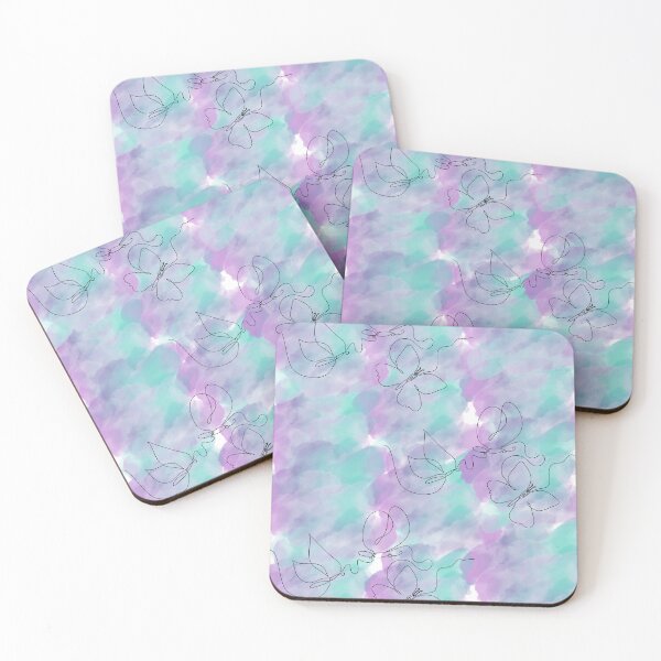 Item preview, Butterflies silhouette on evening lavender meadow  designed and sold by YourTrendyTees.