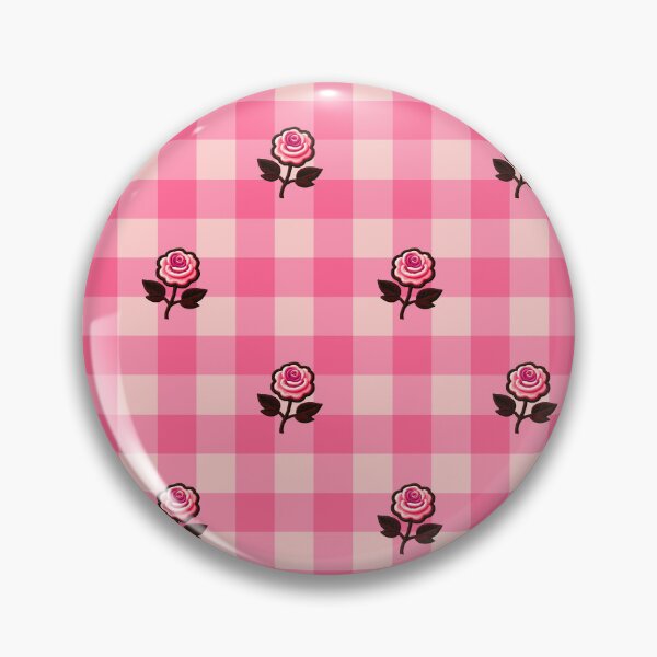 Item preview, Pink Gingham Roses Pattern designed and sold by SilverPegasus.