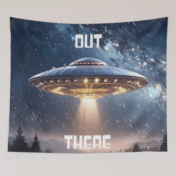 Item preview, Out There - Alien Spaceship Artwork designed and sold by AdelkoDesigns.
