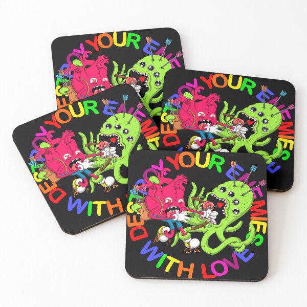 Item preview, DESTROY YOUR ENEMIES WITH LOVE designed and sold by Sean Nolan.