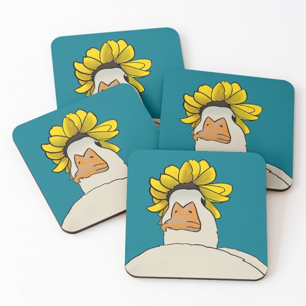 Item preview, Duck with flower hat designed and sold by Mabel May.