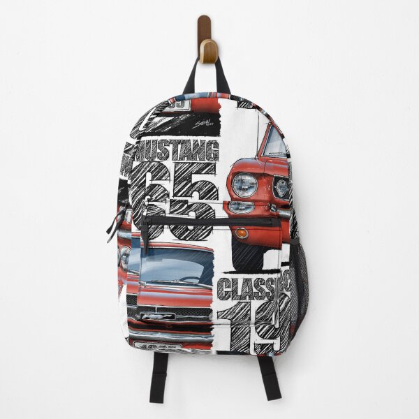 Item preview, Drive That Classic featuring the Iconic 1965 Ford Mustang in Poppy Red (Light Background) designed and sold by Petrolhead T-Shirts and Art.