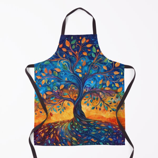 Item preview, Tree of life under a starry night skypainting designed and sold by MargaretWiktor.