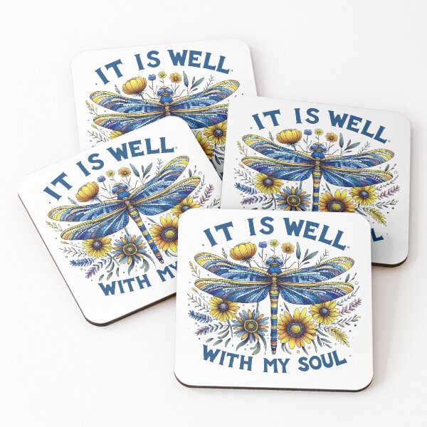 Item preview, It is well with my soul (navy) designed and sold by WideIsTheGate.