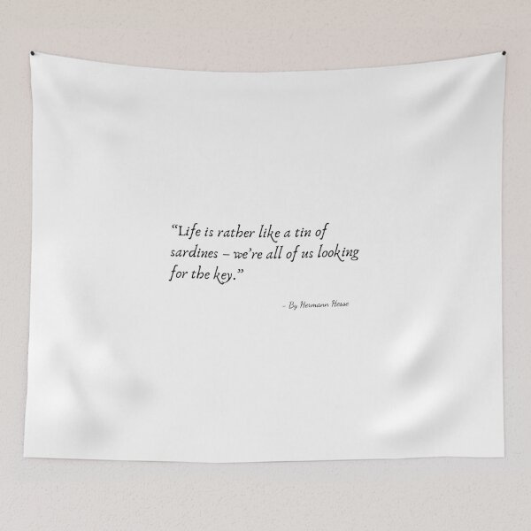 Item preview, A Quote about Life by Hermann Hesse designed and sold by Poemit.