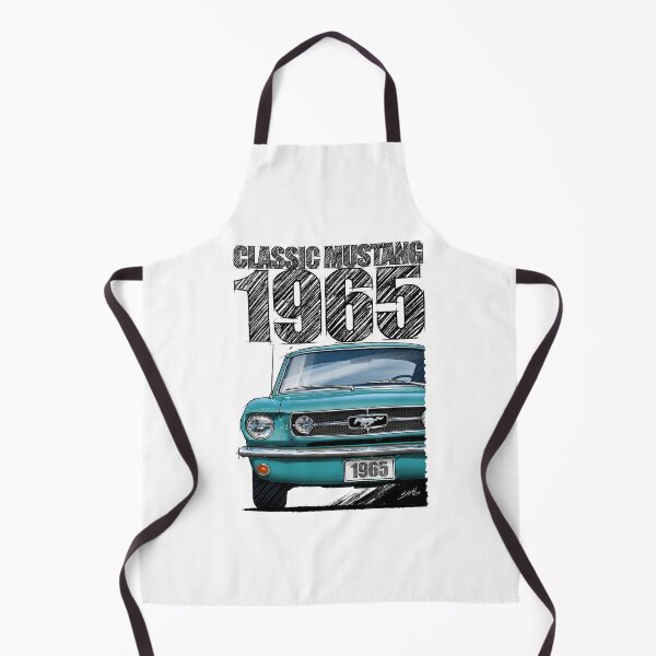 Item preview, Drive That Classic featuring the Iconic 1965 Ford Mustang in Pagoda Green (Light Background) designed and sold by Petrolhead T-Shirts and Art.