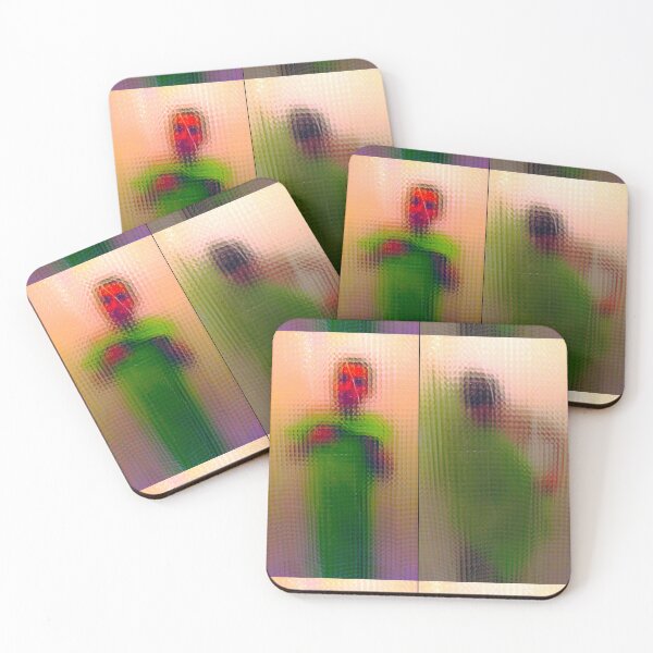 Item preview, Triptych photomontage of man hidden behind shower curtain designed and sold by Carré Comme Orange.