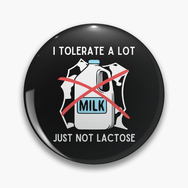 Aperçu de l'œuvre Intolérant au lactose, je tolère beaucoup, mais pas le lactose créée et vendue par WildPalette-Art.