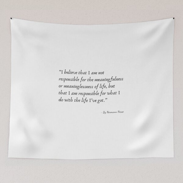 Item preview, A Quote about Life by Hermann Hesse designed and sold by Poemit.
