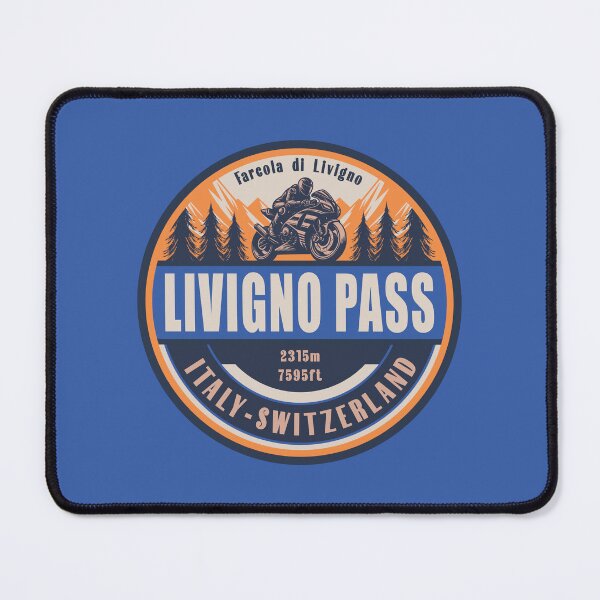 Item preview, Livigno Pass Italy-Switzerland Motorcycling Mountain Design designed and sold by CynthiaGraphics.