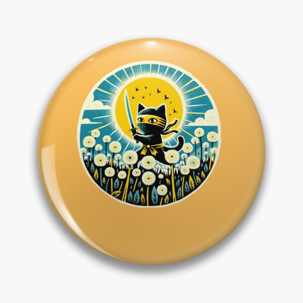 Item preview, Dandelion Ninja Cat designed and sold by FrictionMaxxing.