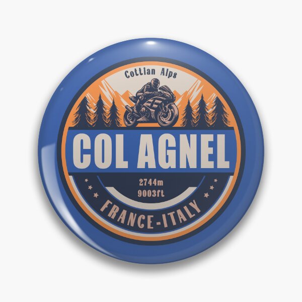 Item preview, Col Agnel Italy-France Motorcycling Mountain Design designed and sold by CynthiaGraphics.