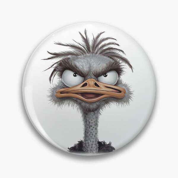 Item preview, A funny, cute ostrich designed and sold by MagelliShop.