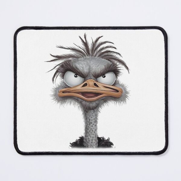 Item preview, A funny, cute ostrich designed and sold by MagelliShop.