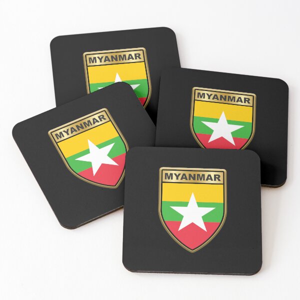 Item preview, MYANMAR Flag Gifts, Stickers & Products (S) designed and sold by mpodger.