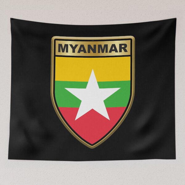 Item preview, MYANMAR Flag Gifts, Stickers & Products (S) designed and sold by mpodger.