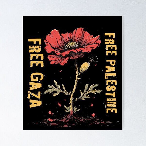 Item preview, Free Gaza Palestinet - Stand With Palestine Flower  designed and sold by Spellhound.