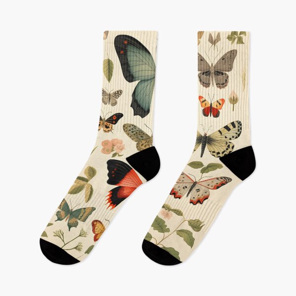 Item preview, Vintage Moths & Butterflies designed and sold by TeaTimePrints.