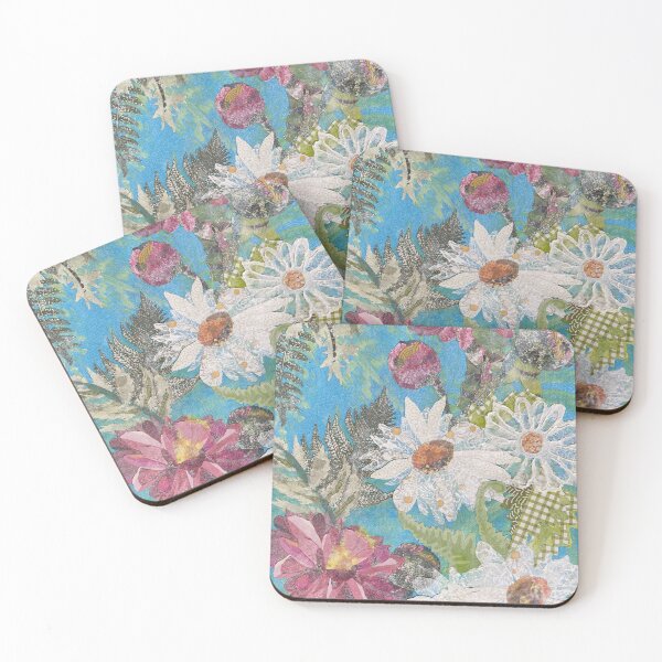 Item preview, Flowers from fabric and paper designed and sold by Art by Leanne P / Leanne Poellinger.