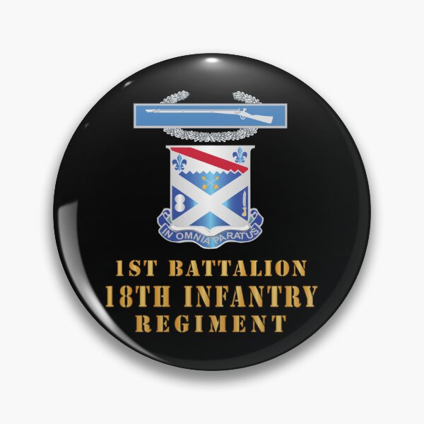Item preview, Army - 1st Bn 18th Inf w DUI - CIB X 300 designed and sold by Military Insignia Products.