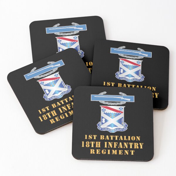 Item preview, Army - 1st Bn 18th Inf w DUI - CIB X 300 designed and sold by Military Insignia Products.