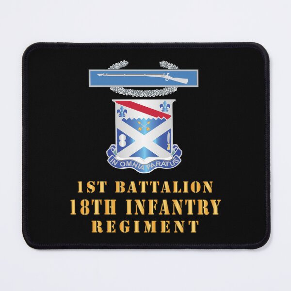 Item preview, Army - 1st Bn 18th Inf w DUI - CIB X 300 designed and sold by Military Insignia Products.