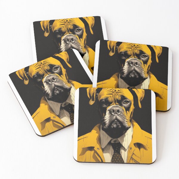 Item preview, Boxer The Private Eye designed and sold by luvandsocial.
