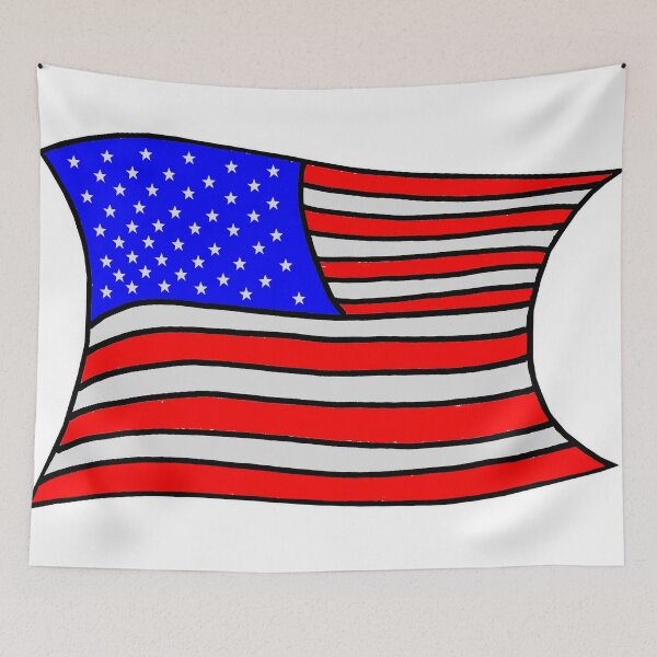 Item preview, American Flag USA america murica red white and blue designed and sold by Michael Garber.