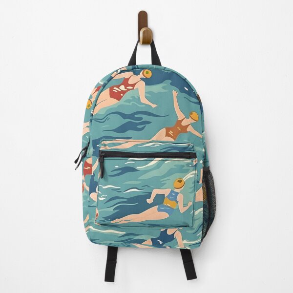 Item preview, Synchro swimmers retro pattern 3 designed and sold by Wildflow Creations.