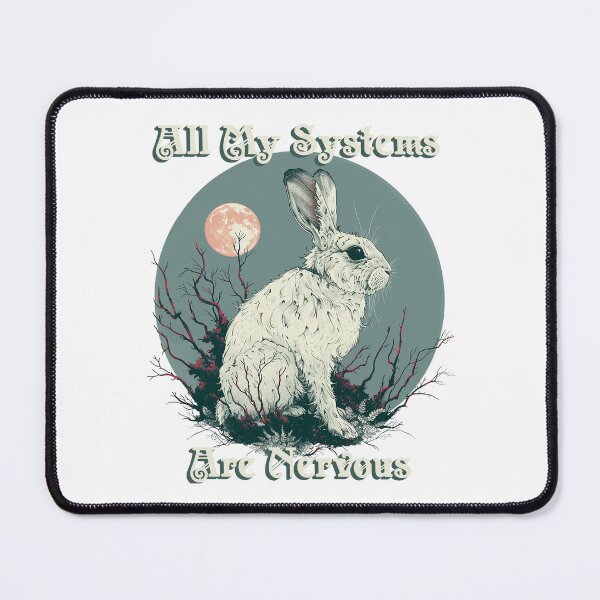 Item preview, Actually All Of My Systems Are Nervous Funny Mental Health Meme Anxiety Coquette Fairycore Weirdcore designed and sold by Spellhound.
