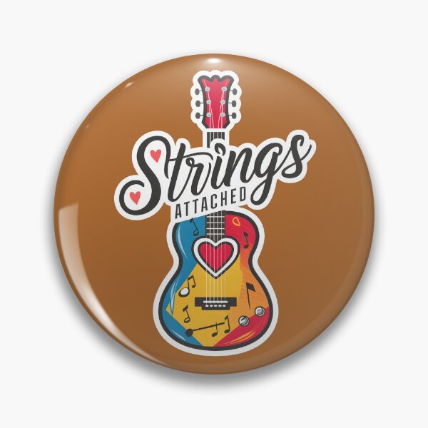 Item preview, Strings Attached Guitar Lovers designed and sold by KLArtzStore.