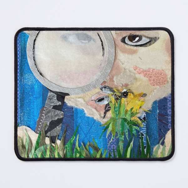 Item preview, Curious boy studies a bug designed and sold by Art by Leanne P / Leanne Poellinger.