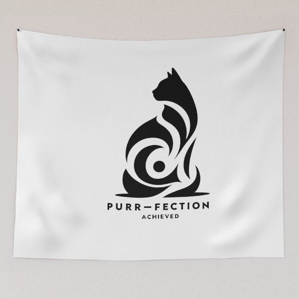 Item preview, purrfection achieved designed and sold by SparkleShack.