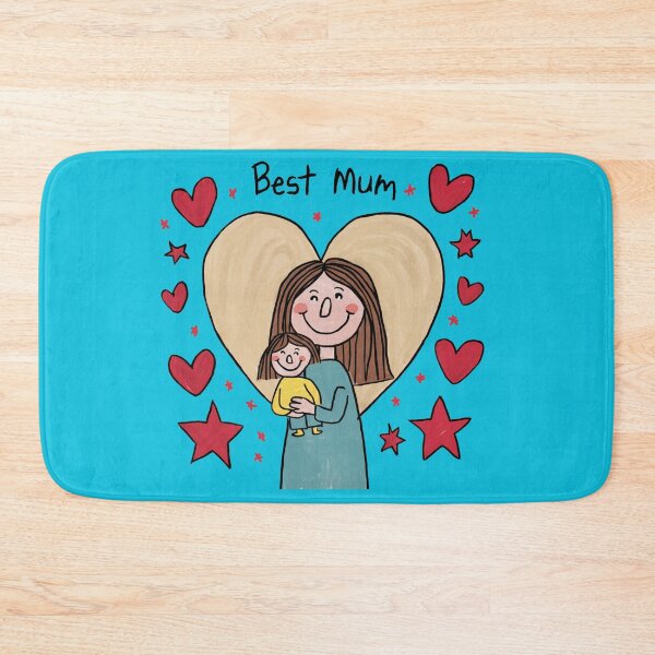 Item preview, A Child's Drawing of the Best Mum designed and sold by DesignQuake2023.