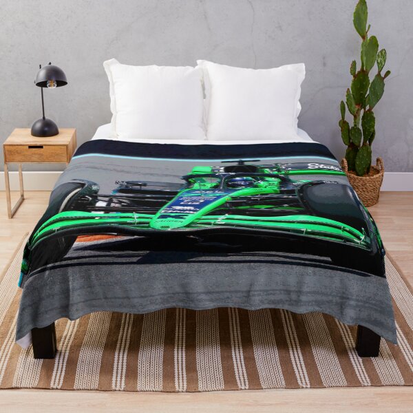 Item preview, Valtteri Bottas racing his 2024 F1 race car during the Miami Grand Prix abstract designed and sold by Rodissimus1984.