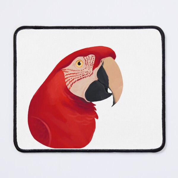 Item preview, Green winged Macaw face designed and sold by BourkiiBoutique.