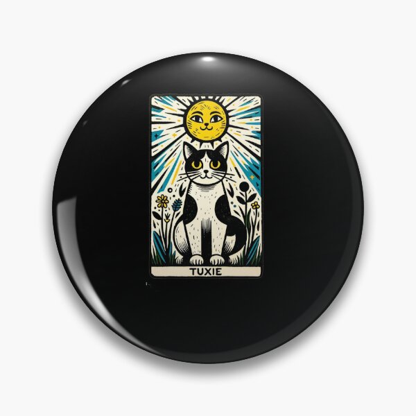 Item preview, Tuxie Cat Tarot Card designed and sold by FrictionMaxxing.