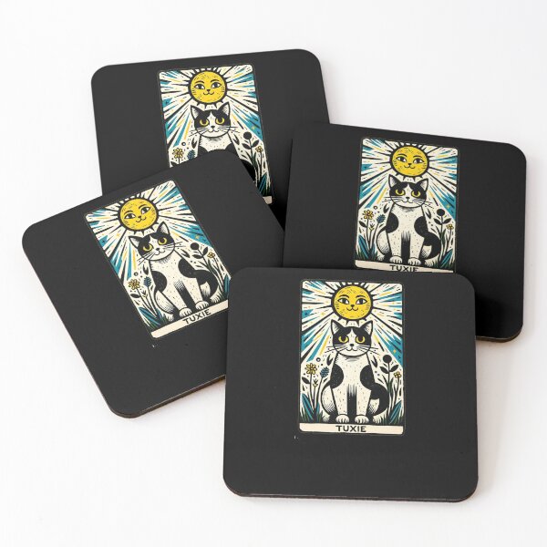 Item preview, Tuxie Cat Tarot Card designed and sold by FrictionMaxxing.