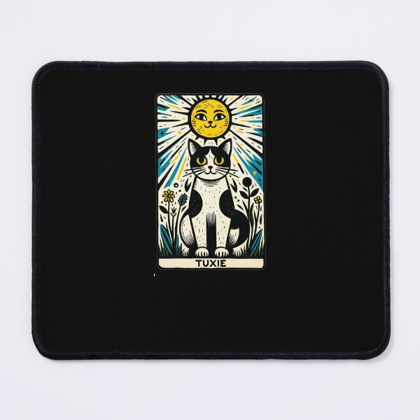 Item preview, Tuxie Cat Tarot Card designed and sold by FrictionMaxxing.
