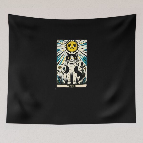 Item preview, Tuxie Cat Tarot Card designed and sold by FrictionMaxxing.