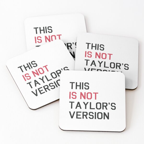 Item preview, This Is Not Taylor’s Version designed and sold by TeakettleBooks.