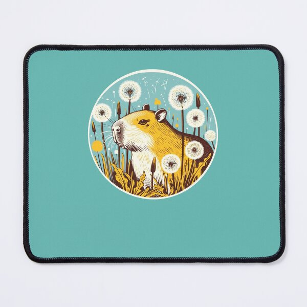 Aperçu de l'œuvre Pissenlits Capybara créée et vendue par FrictionMaxxing.