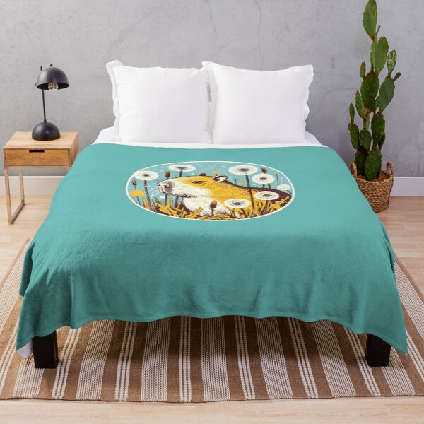 Item preview, Capybara Dandelions designed and sold by FrictionMaxxing.