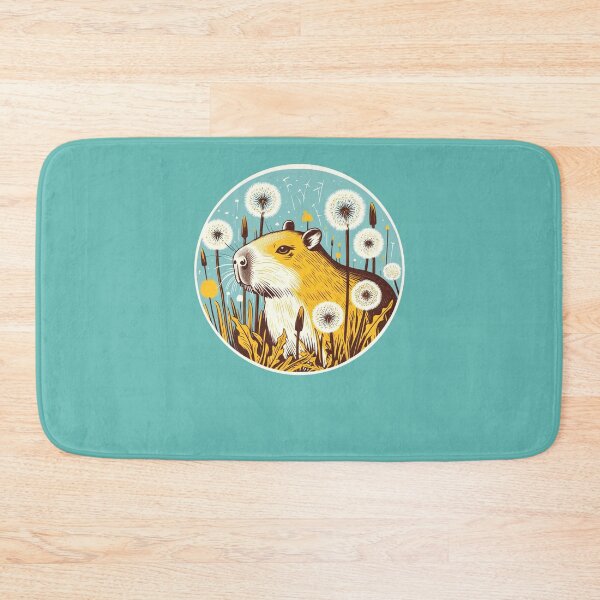 Item preview, Capybara Dandelions  designed and sold by FrictionMaxxing.