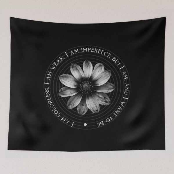 Item preview, I am imperfect, monochromatic graphic designed and sold by silent-violin.