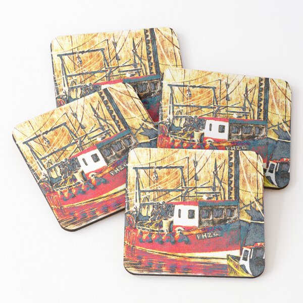 Item preview, Padstow harbour mixed media for charity designed and sold by JayTCee.