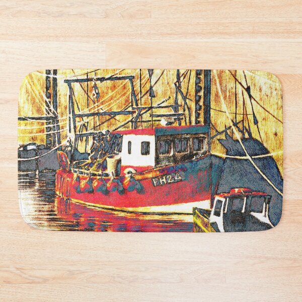 Item preview, Padstow harbour mixed media for charity designed and sold by JayTCee.