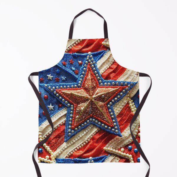 Item preview, Embroidered American Star designed and sold by bearslover.