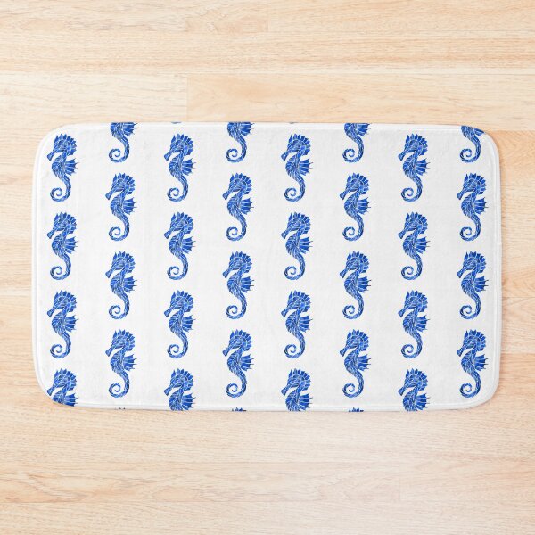 Item preview, Blue Seahorse Tribal Pattern designed and sold by octo-PS.